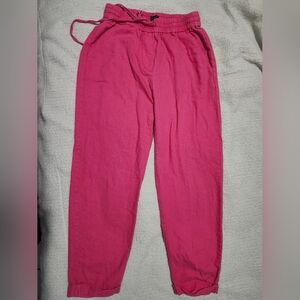 Pink Linen Pants